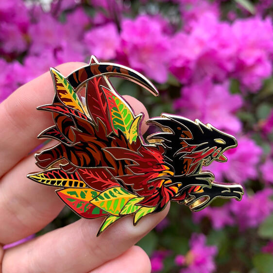 Petra Croton (enamel pin)