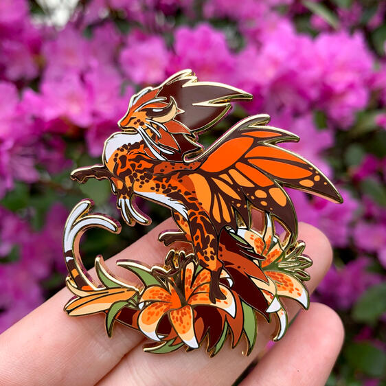 Tiger Lily (enamel pin