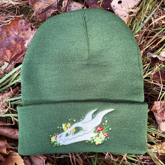 Green Beanie