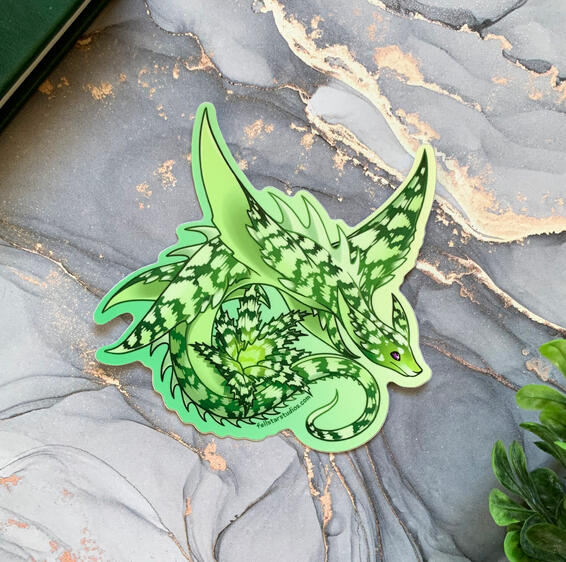 Snowflake Aloe Sticker