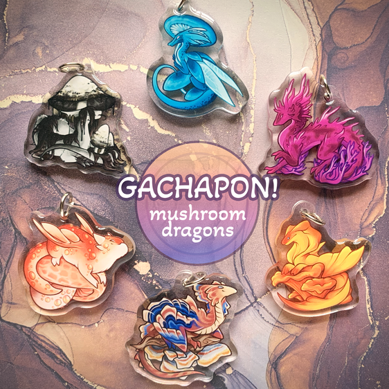 Mushroom Gachapon (charms)
