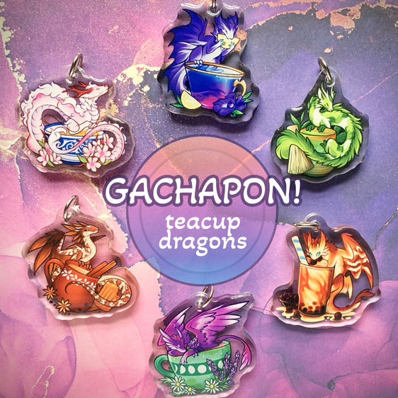 Teacup Gachapon (charms)